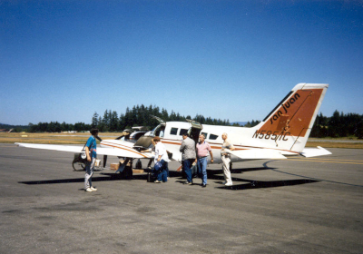 Mike Cirillo Plane to San Juan Islands